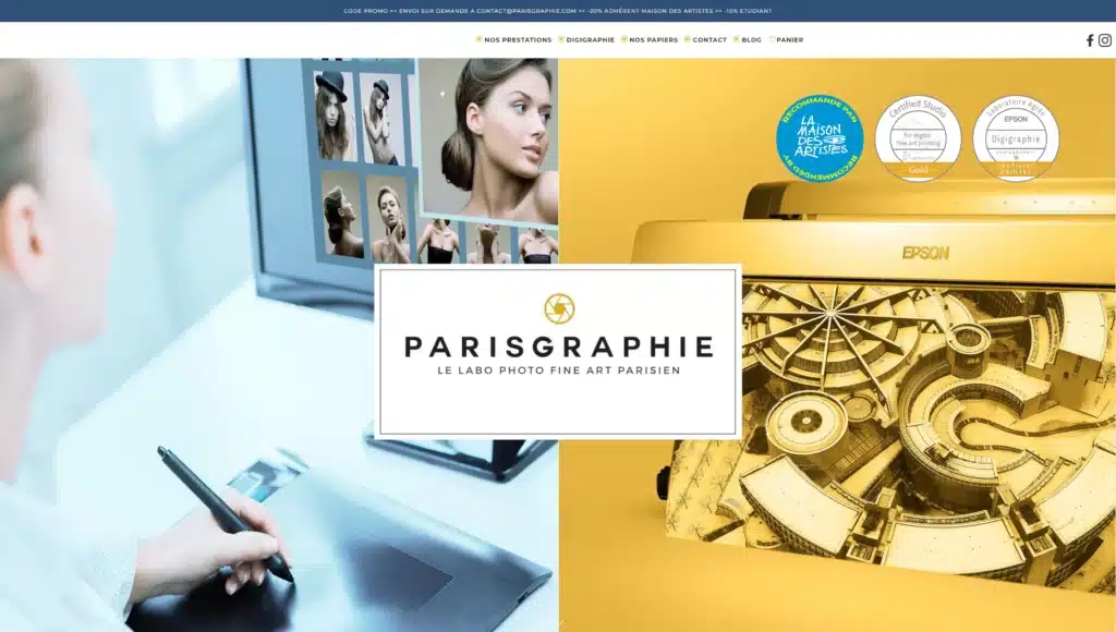 site internet parisgraphie.com